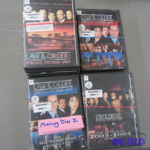 Sixteen DVDs