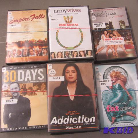 Fifteen DVDs