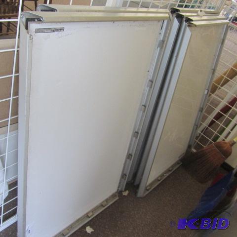 Six Outdoor Media Frames