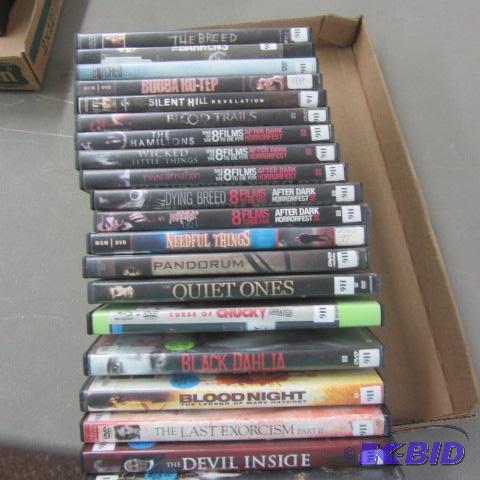Twenty DVDs
