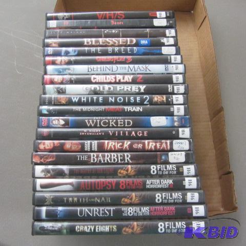Twenty DVDs