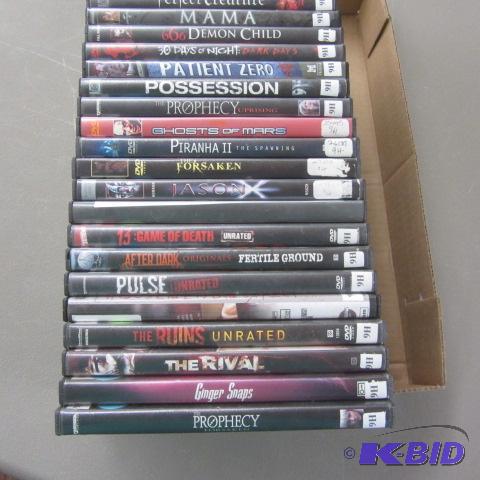 Twenty DVDs
