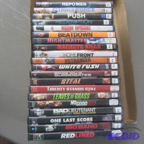 Twenty DVDs