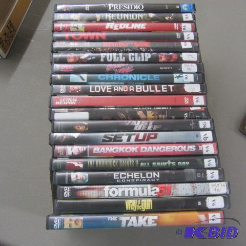 Twenty DVDs
