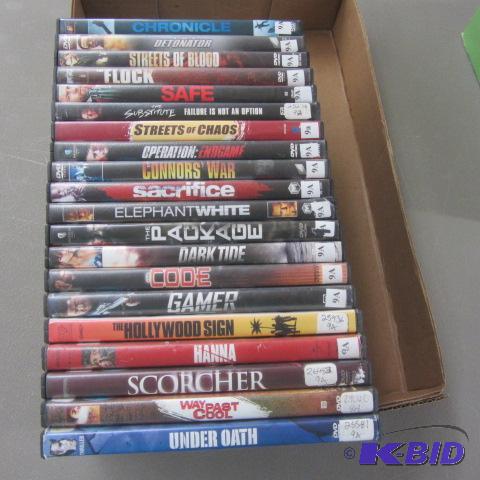 Twenty DVDs