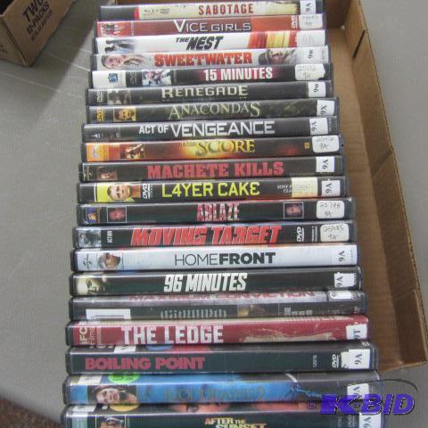 Twenty DVDs
