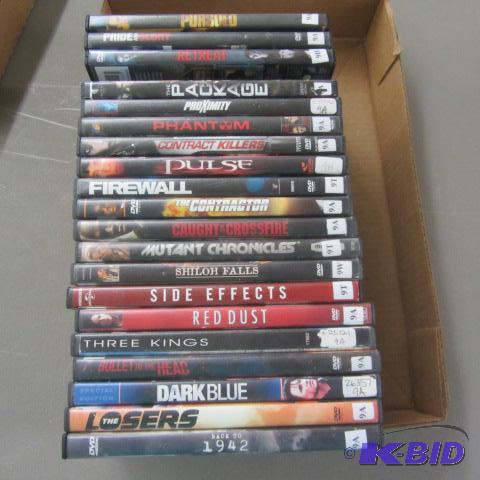 Twenty DVDs