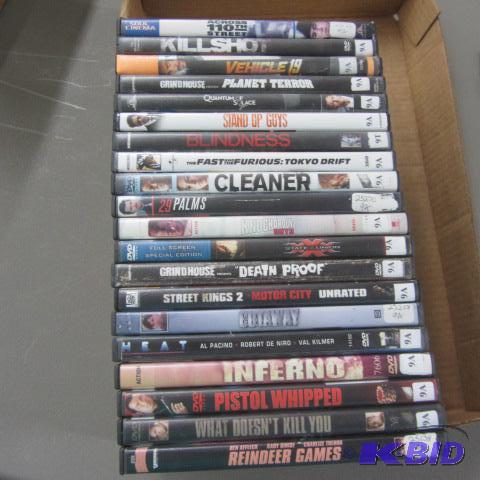 Twenty DVDs