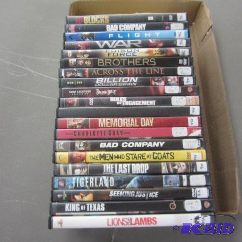 Twenty DVDs