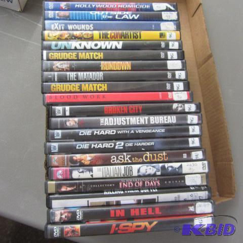 Twenty DVDs