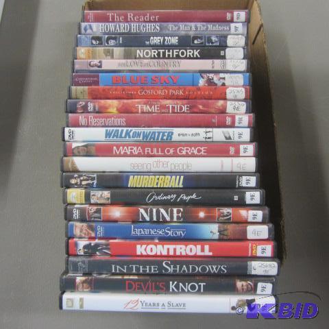 Twenty DVDs