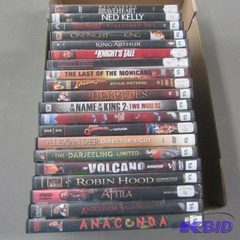 Twenty DVDs