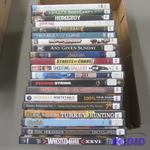 Twenty DVDs