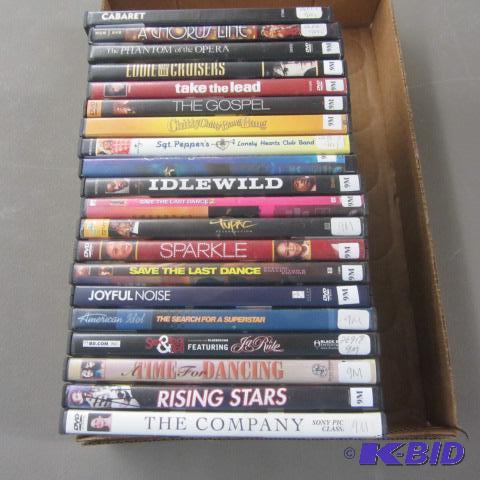 Twenty DVDs