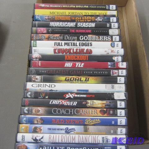 Twenty DVDs