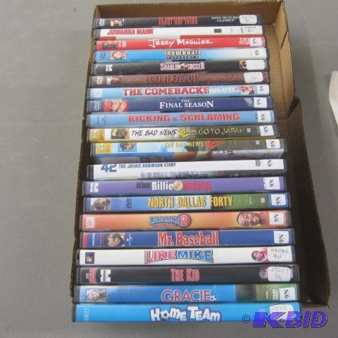 Twenty DVDs