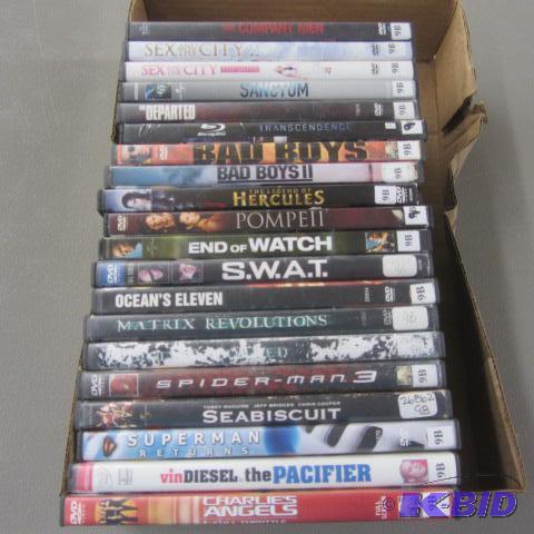 Twenty DVDs