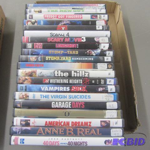 Twenty DVDs