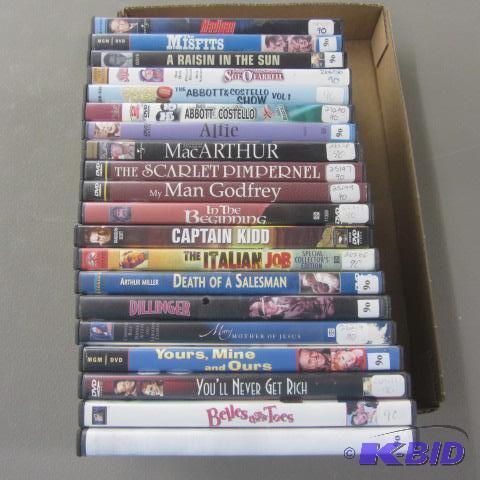 Twenty DVDs