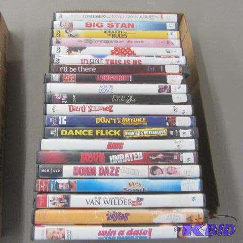Twenty DVDs