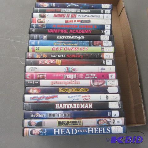 Twenty DVDs