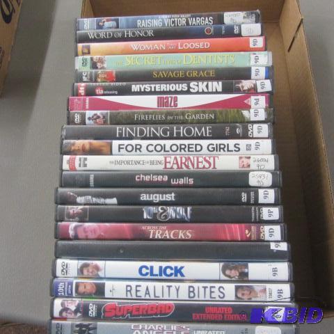Twenty DVDs