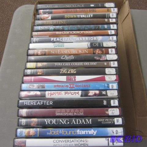 Twenty DVDs