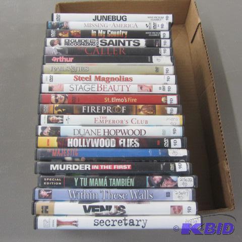 Twenty DVDs