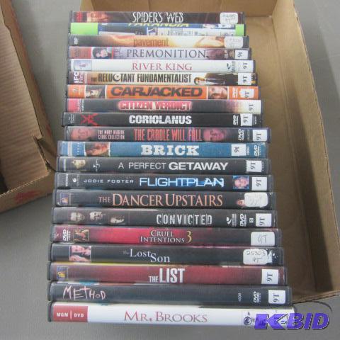 Twenty DVDs