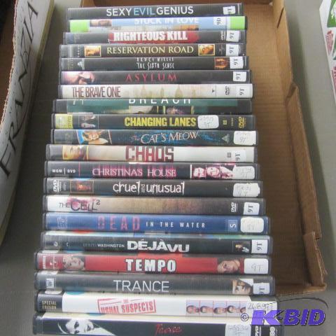 Twenty DVDs