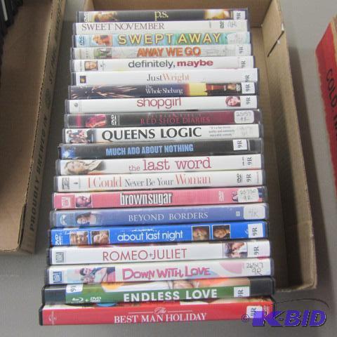Twenty DVDs