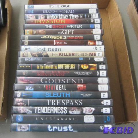 Twenty DVDs