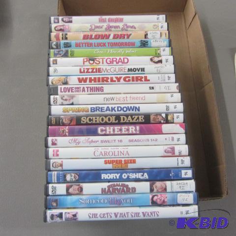 Twenty DVDs