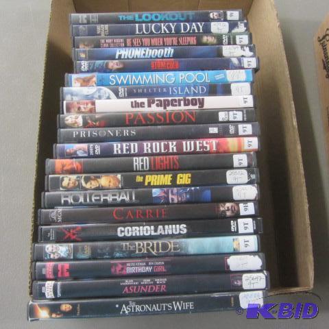 Twenty DVDs