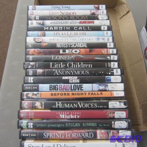 Twenty DVDs