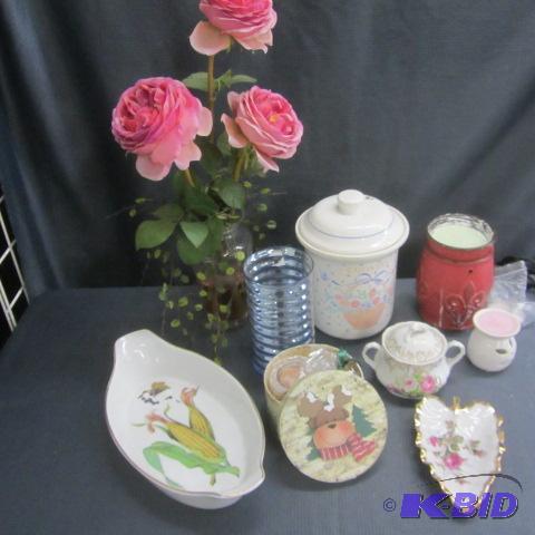 Cookie, Canister, Corn Dish