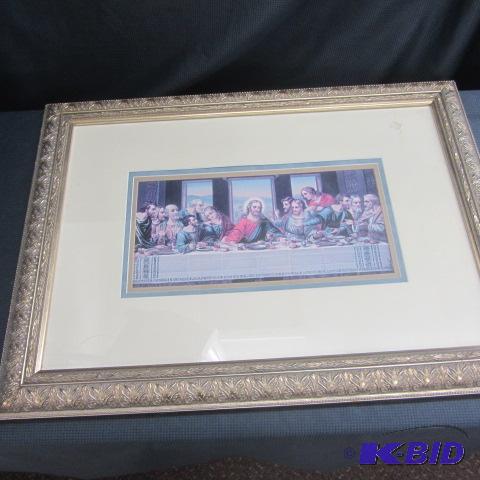 Last Supper Framed Print