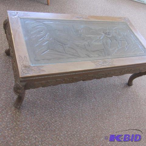 Carved Coffee table