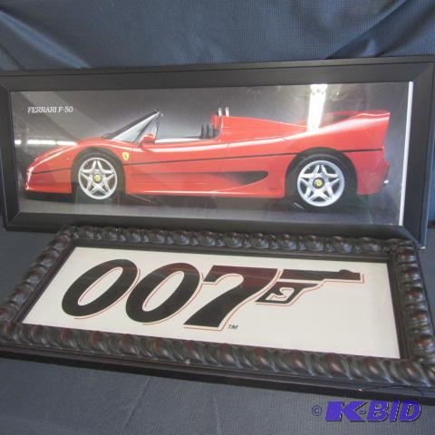 Framed 007, Ferrari