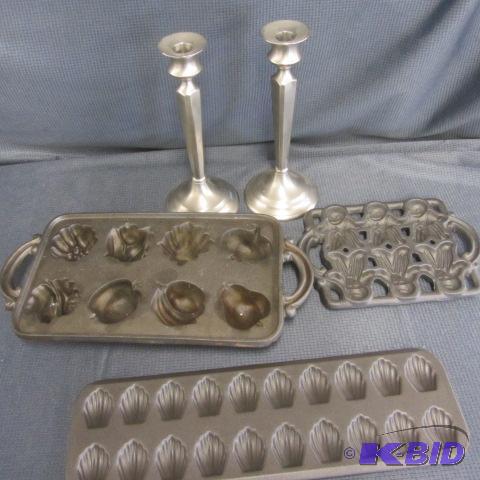 Cast Molds, Candlesticks
