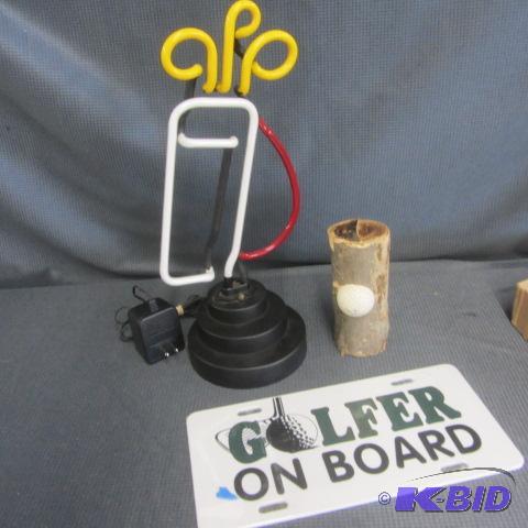 Golf Lamp, License Holder