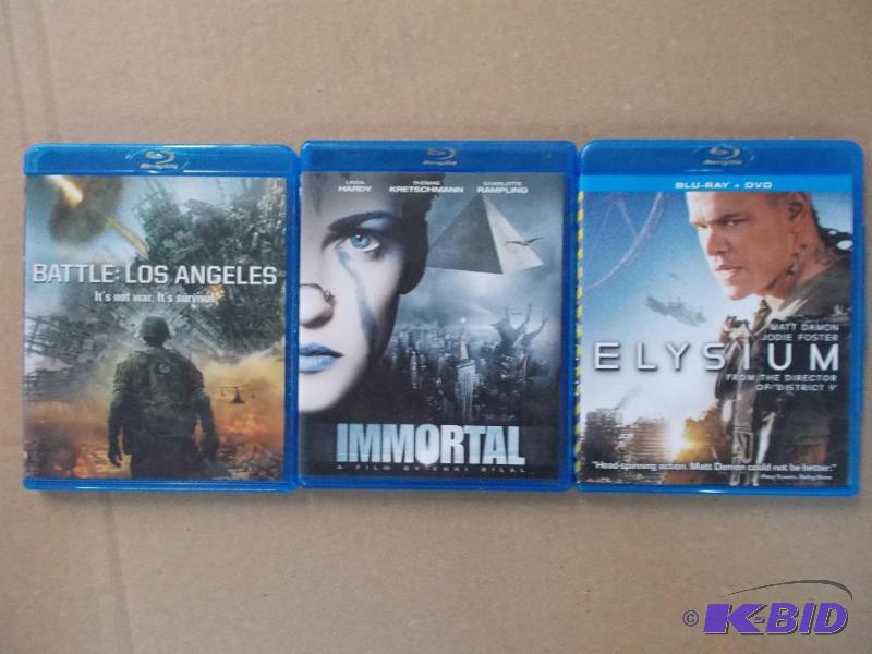 3 Sci-Fi Blu-ray Movies