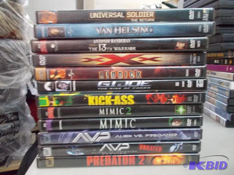 12 DVD ActionSci-Fi DVD Movies