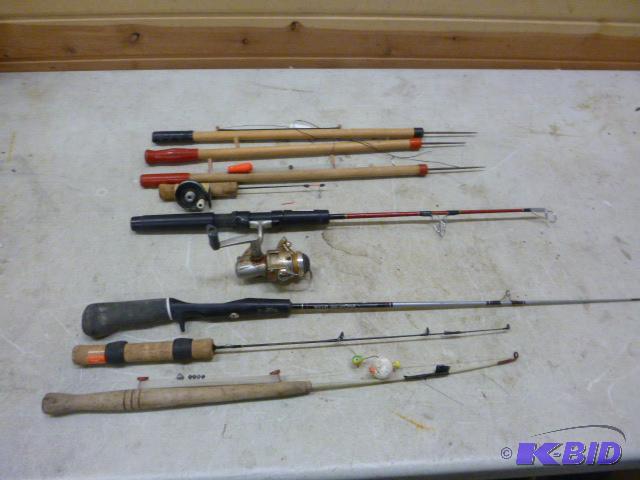 lot 114 image: Miscellaneous Ice Fishing Rods...