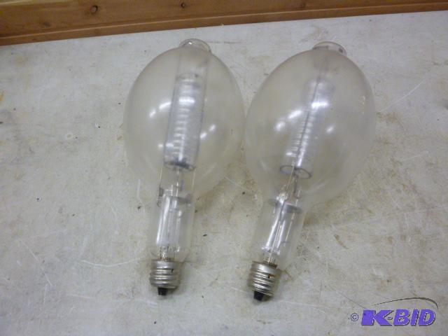 lot 134 image: Two Large 1000 Watt Light Bulbs...