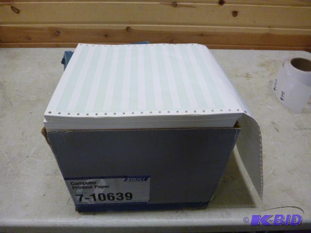 lot 141 image: Case of Computer Printout Paper...