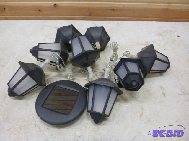lot 146 image: Solar Hanging Lights...