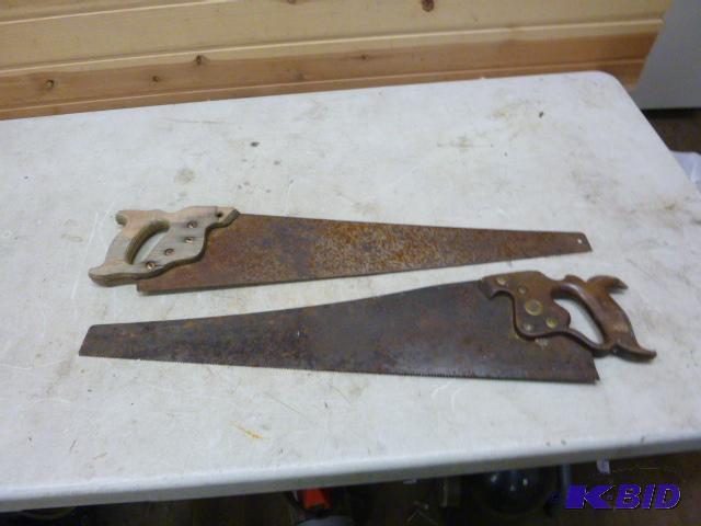 lot 152 image: Two Hand Saws...