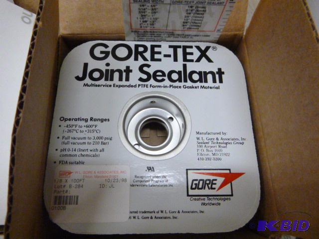 lot 153 image: Five Rolls of Gore-Tex Joint Sealant 18"...