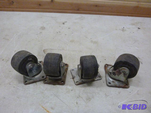 lot 159 image: Four 3" Swivel Casters...